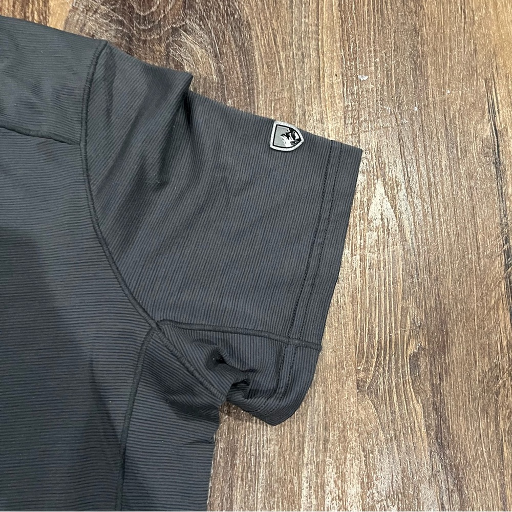 Kuhl Valiant T-Shirt Men Medium Gray Performance Outdoor Baselayer Merino Wool - Picture 3 of 6